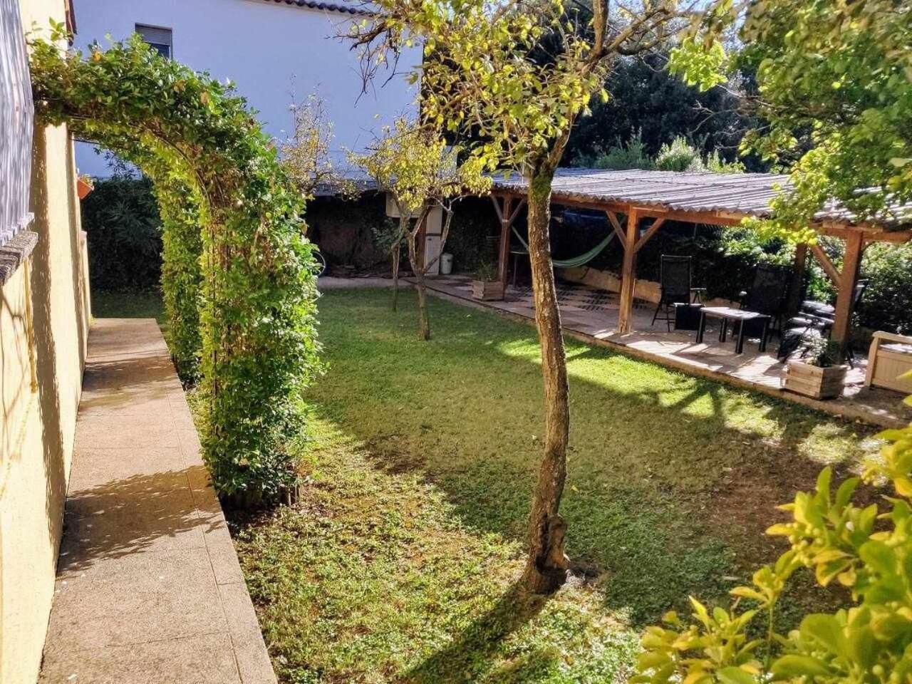 Can Camps Besalu Casa Planta Baja Con Jardin Buitenkant foto